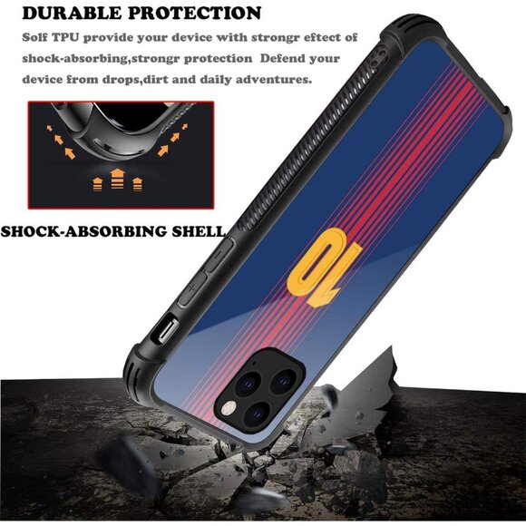 Case Compatible with iPhone 14 MAX No.10 Player Jersey blue red wireless - Picture 4 of 7